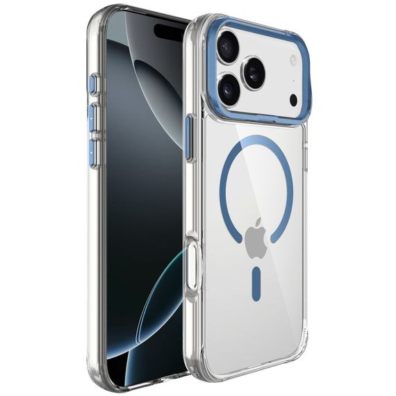 Чохол TPU Space Case Apex with MagSafe для Apple iPhone 17 Pro Max (6.9") Navy Blue
