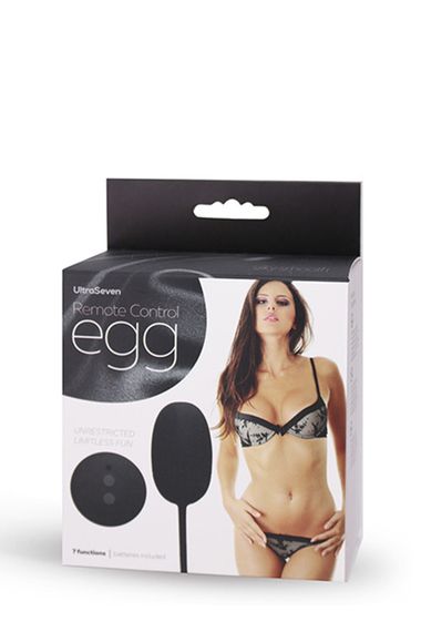 Віброяйце REMOTE CONTROL EGG BLACK, Черный | Зображення 1