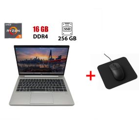 Ультрабук HP ProBook 445 G8 / 14" (1920x1080) IPS / AMD Ryzen 5 5600U (6 (12) ядер по 2.3 - 4.2 GHz) / 16 GB DDR4 / 256 GB SSD M.2 NVMe / AMD Radeon RX Vega 7 Graphics / WebCam б/в + Подарунок Мишка та килимок