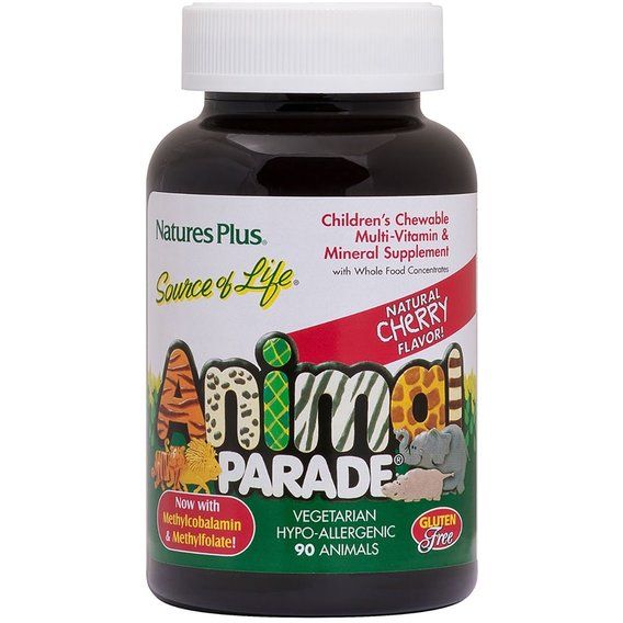 Вітамінно-мінеральний комплекс Nature's Plus Animal Parade 90 Animal Shaped Gummies Cherry Flavor NTP29970