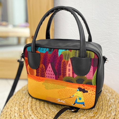 Сумка женская Kitto На прогулке 25x20x9 см (SKI_22S007_BL)