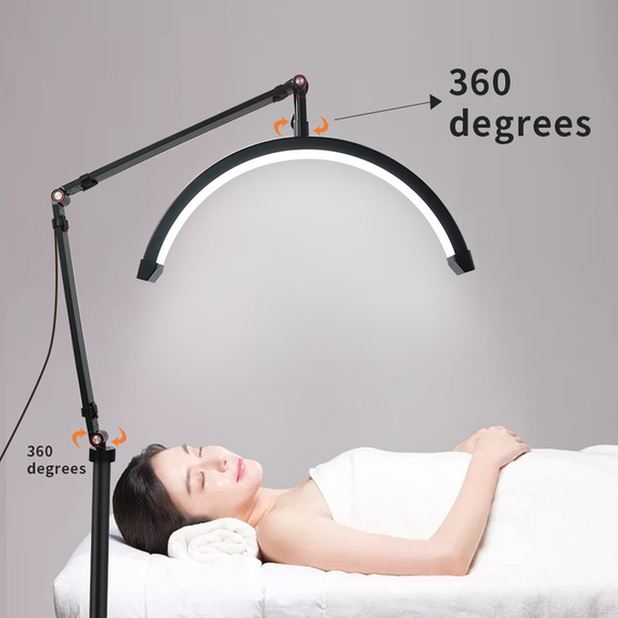 Бестеневая напольная лампа-полумесяц LED Moon HD-M2X Censreal | Зображення 4