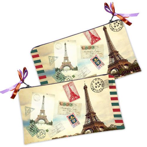 Косметичка жіноча Эйфелева башня, Париж 20х12 см (K_OS096)