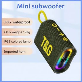 Bluetooth-колонка TG396. TF-837 Цвет: зеленый