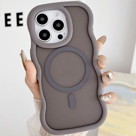 Чохол TPU+PC Undine with Magnetic Fit для Apple iPhone 16 Pro Max (6.9") Grey | Зображення 2