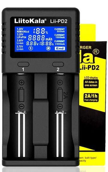 Універсальний зарядний пристрій з підтримкою різних типів акумуляторів LiitoKala Lii-PD2 (46675-LiitoKala Lii-PD2_428) | Зображення 2
