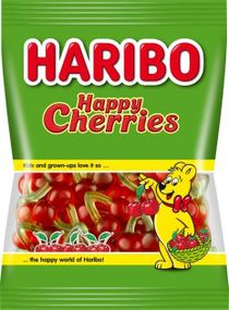 Конфеты желейные Haribo Happy Cherries (Вишни), 100г, Германия, Харибо конфеты жевательные мармеладные