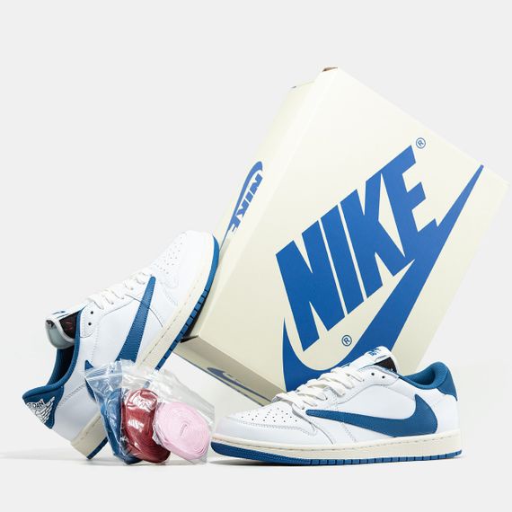 Кросівки New Air Jorgan 1 Low x Trav1is Sco1tt x Fragment / New  топ весна / осінь 2364 42 26.5 | Зображення 1