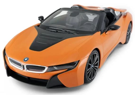 Машинка Rastar BMW i8 Roadster (95560) на радіокеруванні. 1:12. Помаранчевий | Зображення 1