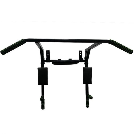 Турнік-бруси настінний "Iron" NE-TR-3B 3 в 1 з м'якими ручками чорний | Зображення 2