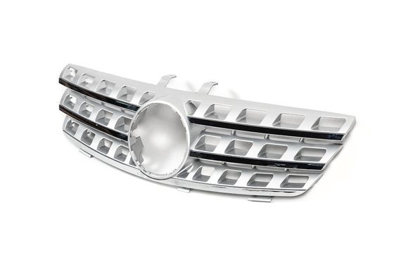 Передня решітка (OEM) 2005-2008, Чорна для Mercedes ML W164 | Зображення 5