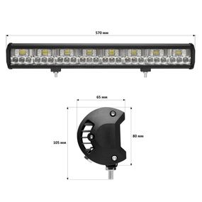 Світлодіодна фара StarLight JR-K-144W 9-32V combo