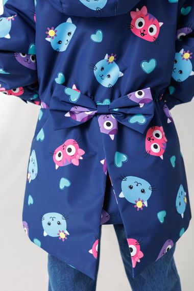 Куртка для дівчинки B-2323 86 см Темно-синій (2000990256997D) shop (2000990256997) | Зображення 2