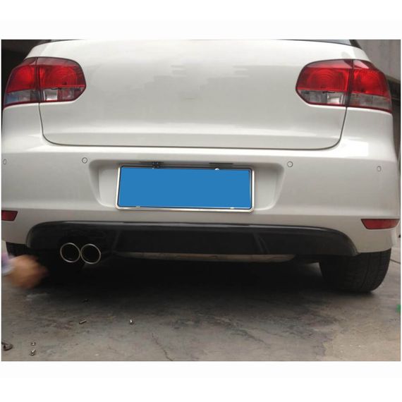 Диффузор заднего бампера V1 для Base HB 2010-2013, Карбон для Volkswagen Golf 6 | Зображення 1