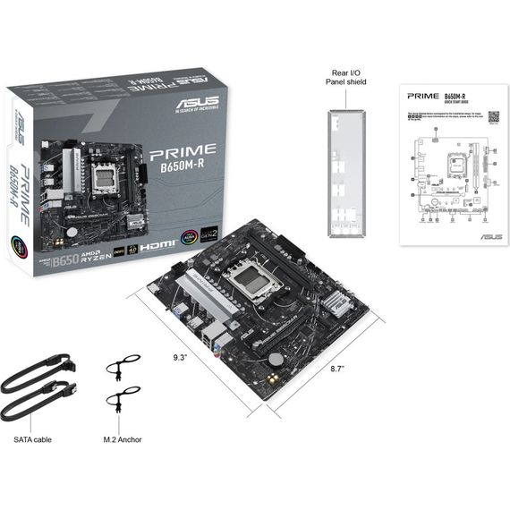 Материнская плата ASUS PRIME B650M-R | Зображення 5