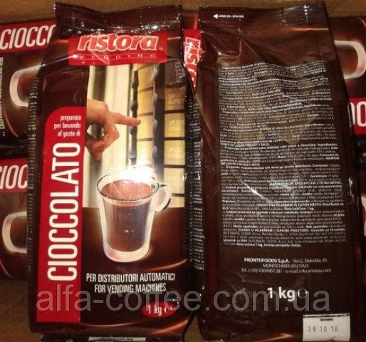 Горячий шоколад Ristora Cioccolato, 1кг Италия, Растворимый шоколадный напиток | Зображення 1