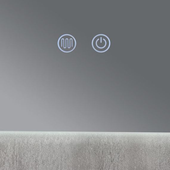 Дзеркало Qtap Taurus (TA2) 1000×800 мм з LED-підсвіткою Touch, з антизапотіванням, з димером, темп. кольору (3000-6500K) | Зображення 3