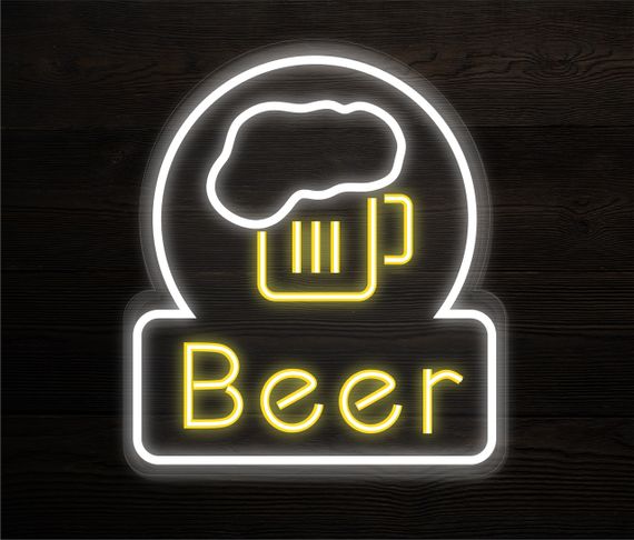 Неоновий світильник Пиво 300х340 acr-n000018 | Зображення 2