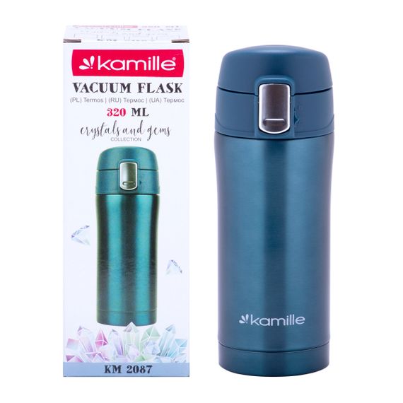 Термос изумрудный 320ml из нержавеющей стали