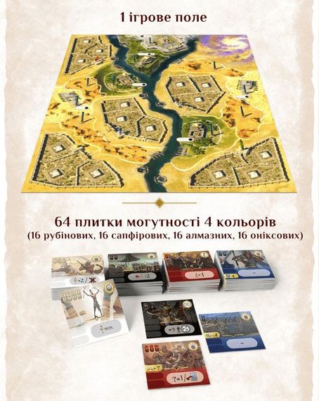 Настольная игра Кемет: Кровь и песок (укр., рус.) | Зображення 2