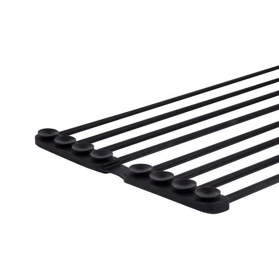 Сушарка на кухонну мийку з присоскою Lidz Acsis LA09 Black, кругла основа, для посуду 440х224 мм LDACSLA09BLM49777 | Зображення 4