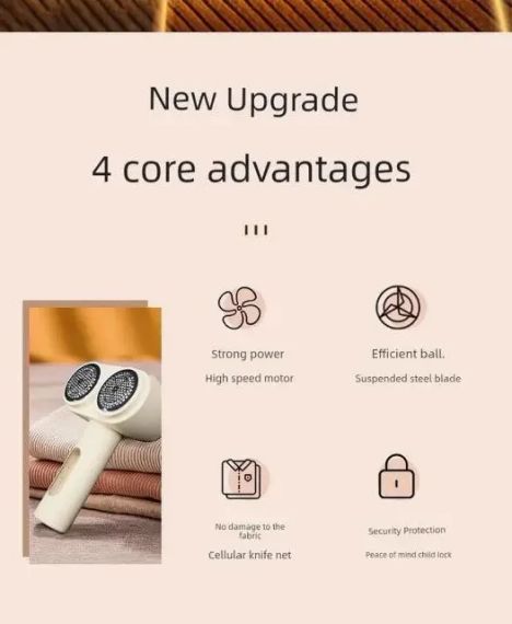 Электрическая машинка для удаления катышек, шерсти с двойной головкой Grinder LY-857 | Зображення 4