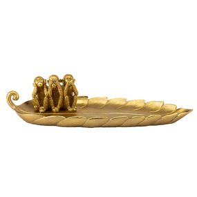 Сервировочное блюдо Обезьяны Gold 45см