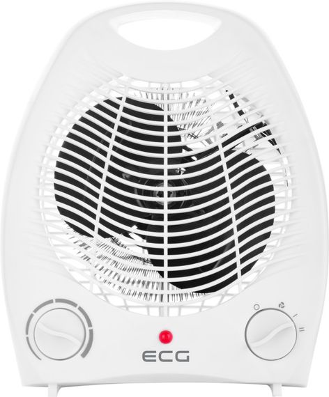 Тепловентилятор EСG TV-3030-Heat-R-White 2000 Вт білий | Зображення 1