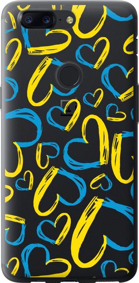 Чехол на OnePlus 5T Сердца UA "5292u-1352-17620"