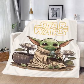 Плед 3D STAR WARS Малюк Йода 12256 135х160 см