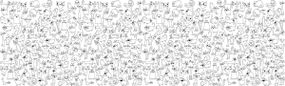 Обои-раскраски Веселые Коты  60*200 C-200001