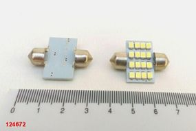 Лампа-світлодіод с/ц 12V C5W 31 мм AC 16SMD (35 х 28) біла