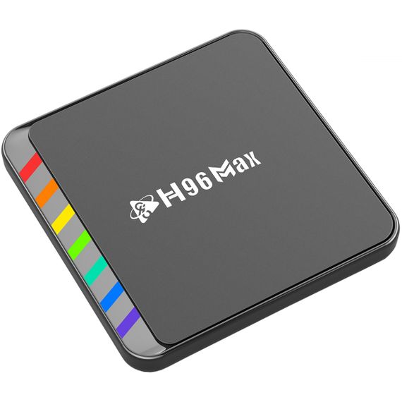 TV Медіаплеєр H96 MAX W2 4/32Gb/ Amlogic S905W2/ Android 11/ WiFi 2.4G+5G/BT:5.0/ LAN:100M/ чорний | Зображення 1