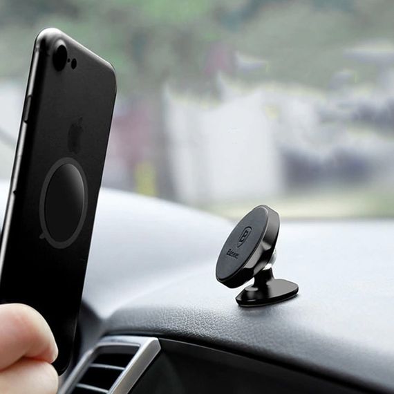 Уценка Автодержатель Baseus (SUER-B01) Small Ears Magnetic Suction Bracket Vertical | Зображення 3
