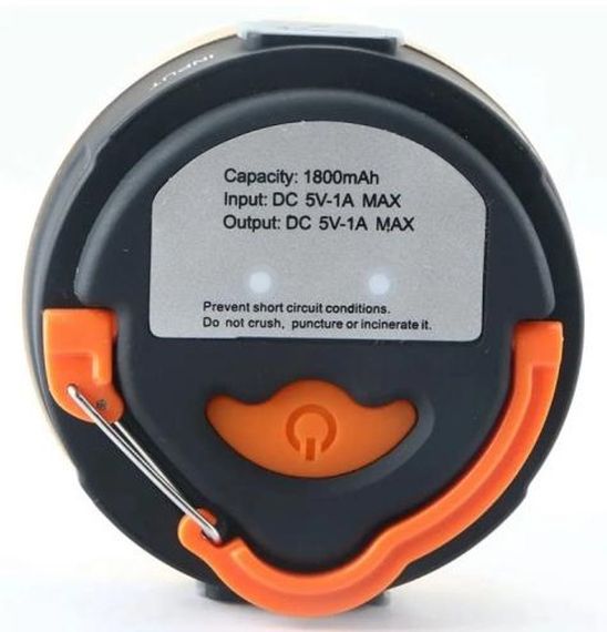 Ліхтар кемпінговий YD-7-7SMD, двоє режимів світла, XPRO, Li-Ion акумулятор, Power Bank, ЗУ Type-C, магніт, гачок (47117-YD-7-7SMD_190) | Зображення 9