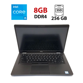 Ультрабук Dell Latitude 5401 / 14" (1920x1080) IPS / Intel Core i5-9400H (4 (8) ядра по 2.5 - 4.3 GHz) / 8 GB DDR4 / 256 GB SSD / Intel UHD Graphics 630 / WebCam / Win 10 Pro Lic б/в