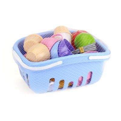 Дитячий кухонний набір посуду з продуктами Технок T-7242