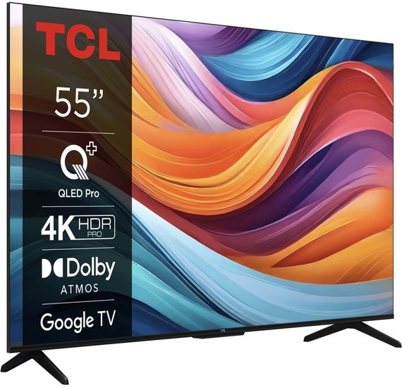 Телевізор TCL 55' QLED 4K 60Hz Smart Google TV Titan (55T7B) | Зображення 3