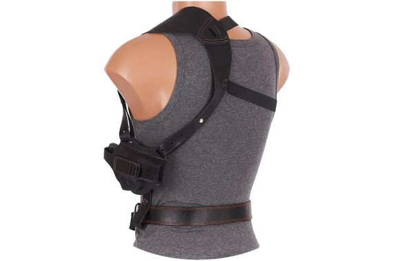 Кобура Форт 17 оперативная  поясная  скрытого внутрибрючного ношения кожаная формованная с клипсой ms | Зображення 1