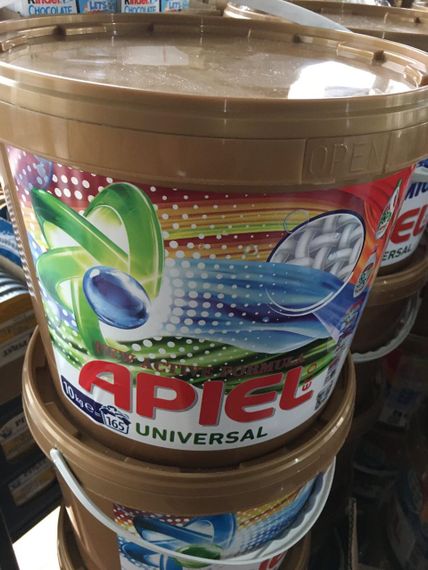 🧺 Apiel Universal 10 кг – 165 прань! | Універсальний пральний порошок із новою активною формулою | Якість +