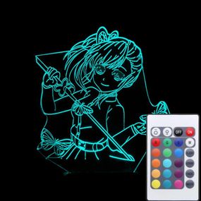 Акриловый светильник-ночник с пультом 16 цветов Канао Цуюри tty-n002100