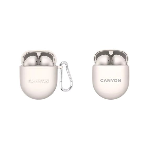 Навушники Canyon TWS-6 Beige (CNS-TWS6BE) | Зображення 4