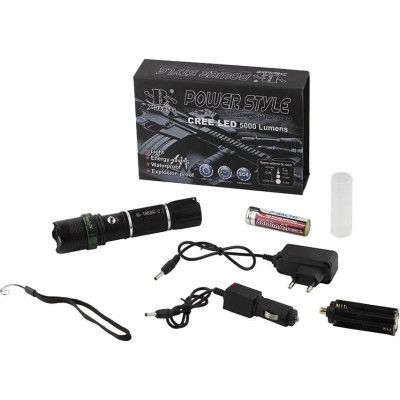 Ліхтар X-Balog UV 2 діоди BL-T8626C-2 алюмінієвий діапазон до 300 м (L0-72) | Зображення 2