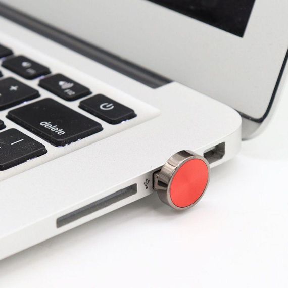 Флеш накопичувач 64GB, USB 2,0, Jaster / Металева флешка для ноутбука / Флешка міні кнопка | Зображення 8