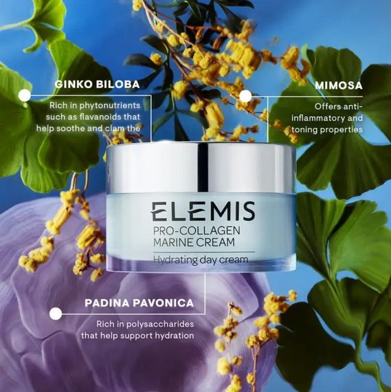 Антивіковий зволожуючий крем для обличчя Elemis Pro-Collagen Marine Cream 50 ml | Зображення 5