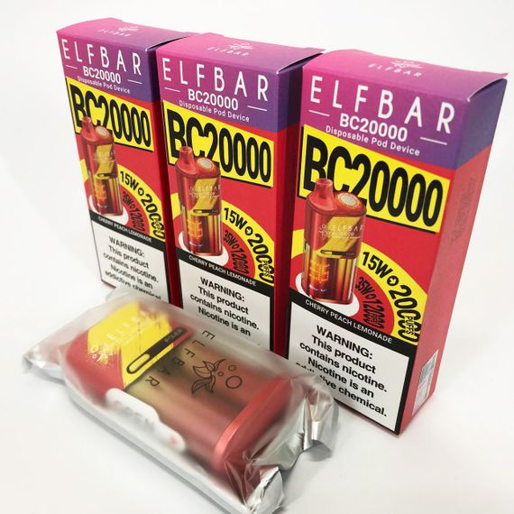 Elf Bar BC20000 смак Вишня Персик Лимонад (Cherry Peach Lemonade)