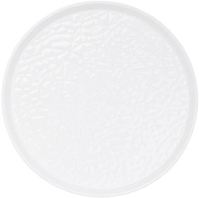 Тарілки порцелянові "White City" Bubbles Ø24см, набір 2 круглі тарілки