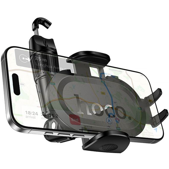 Автотримач на дзеркало заднього виду Hoco H88 Rally ultra-thin Black | Зображення 3