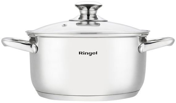 Каструля Ringel Grey line (2.3 л) 18 см | Зображення 1
