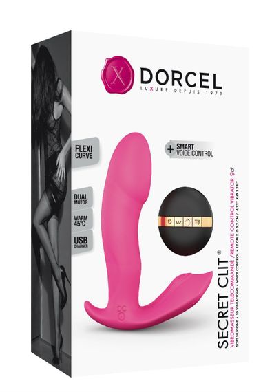 Вібратор Dorcel Secret Clit з підігрівом і пультом ДК, можна під одяг, голосове керування | Зображення 2